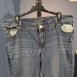 Maurices Women's Boyfriend Jeans - Blue